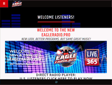 Tablet Screenshot of eagleradio.pro